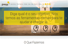 Tablet Screenshot of pressaporter.com.br